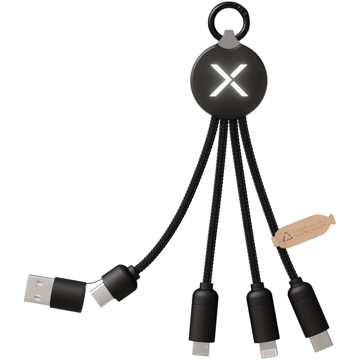 SCX.design C14 20 W 5-i-1-laddningskabel