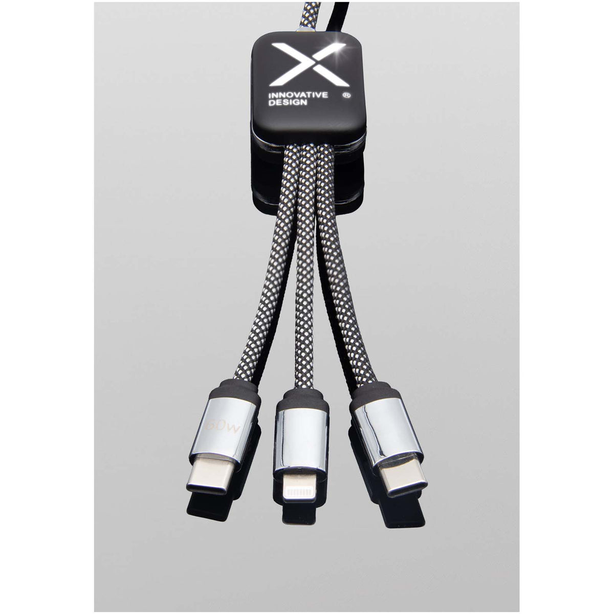 SCX.design C33 Type-C-laddningssladd på 60 W med dubbelupplyst logotyp