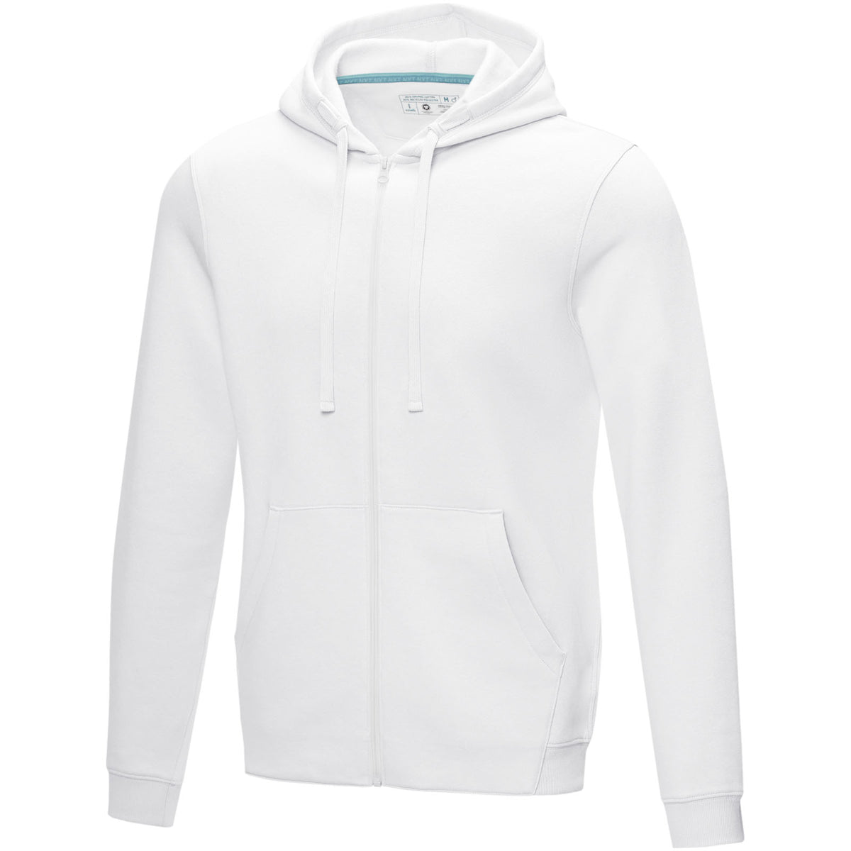 Ruby herrhoodie med hel dragkedja ekologisk
