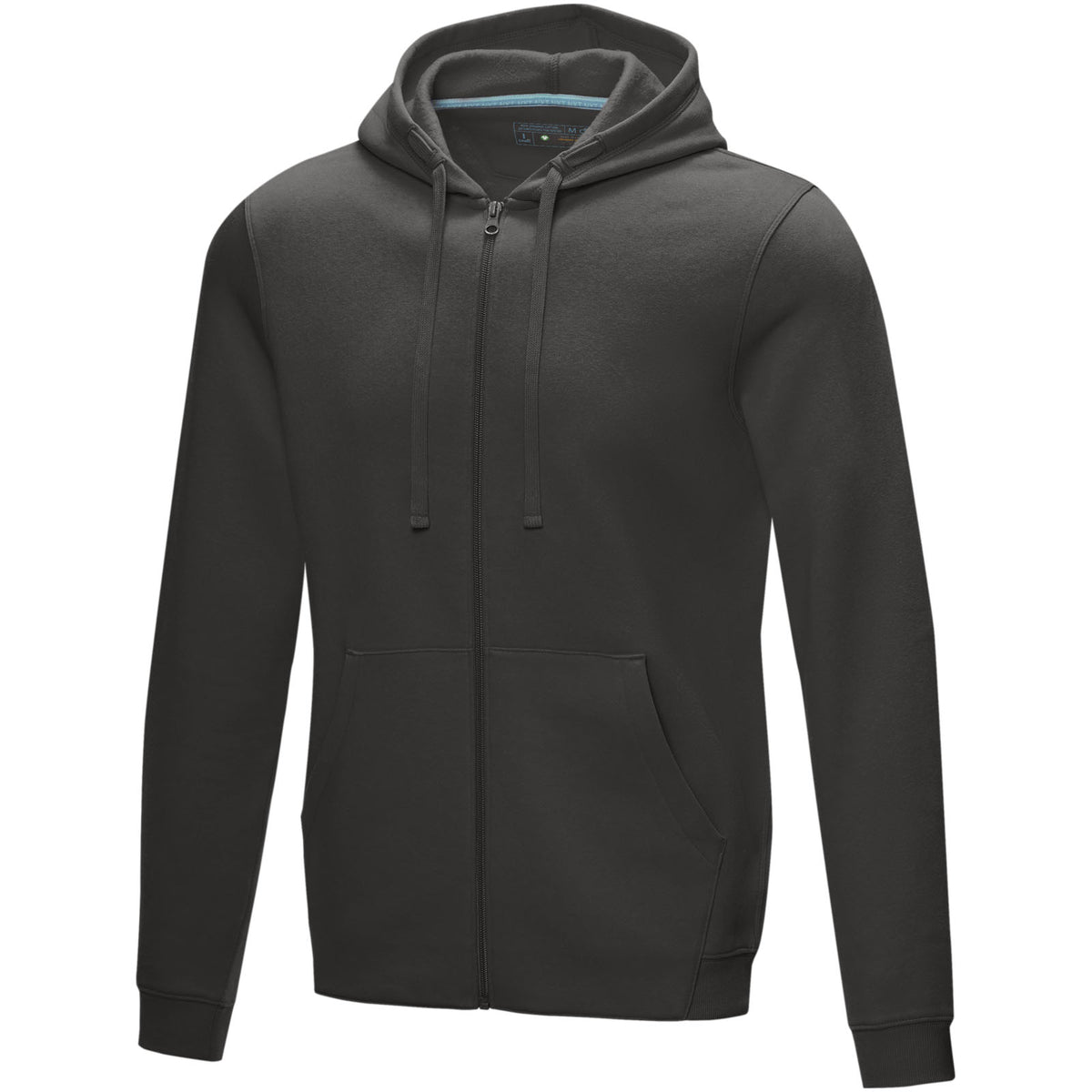 Ruby herrhoodie med hel dragkedja ekologisk