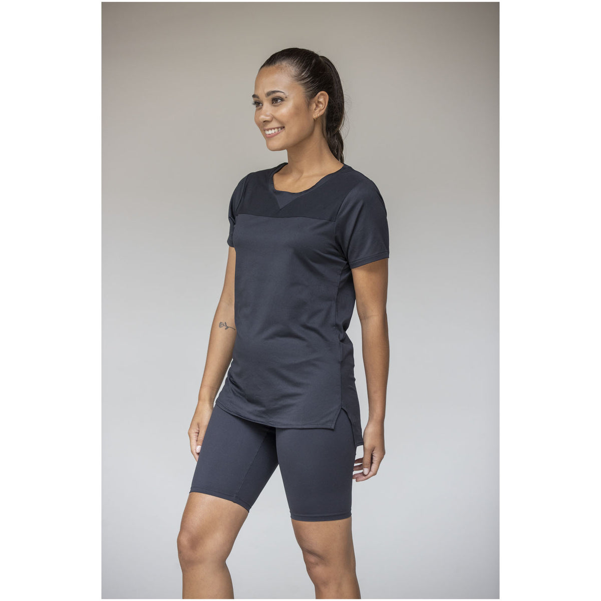 Borax 160 g/m² GRS-återvunnen kortärmad funktions t-shirt dam