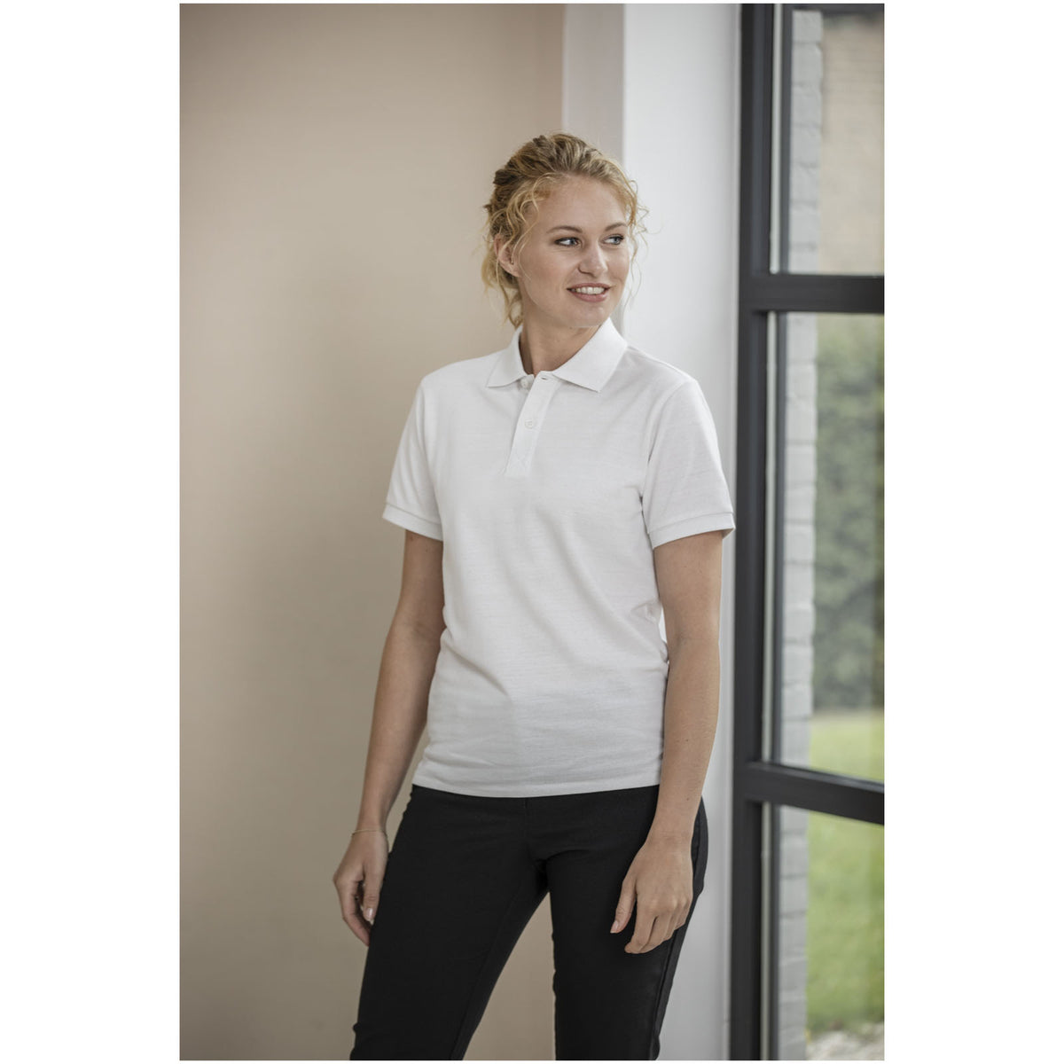 Emerald 200 g/m² kortärmad unisex piké i Aware™-återvunnet material