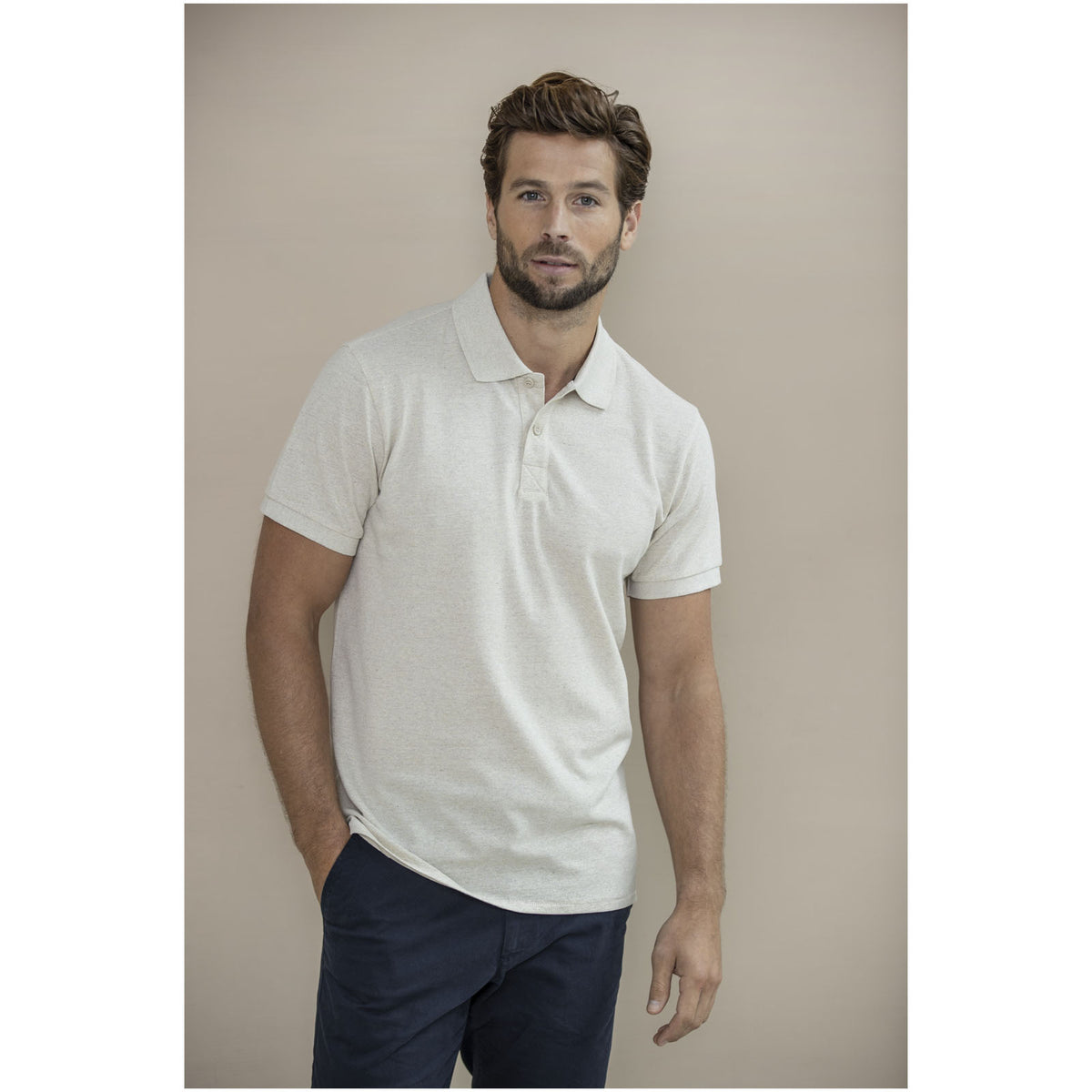 Emerald 200 g/m² kortärmad unisex piké i Aware™-återvunnet material