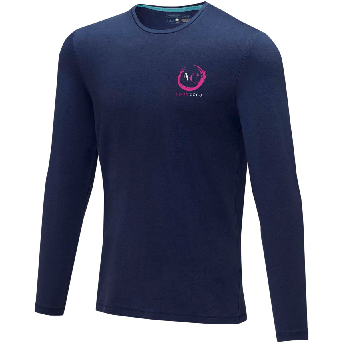 Ponoka långärmad ekologisk t-shirt herr