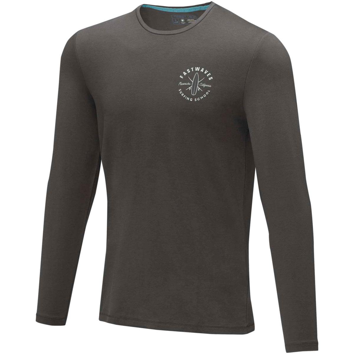 Ponoka långärmad ekologisk t-shirt herr