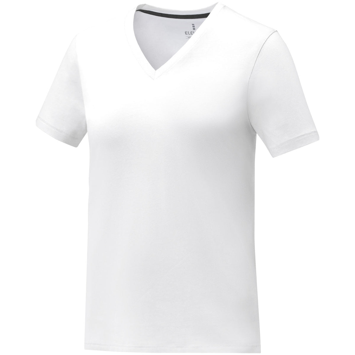 Somoto kortärmad V-ringad t-shirt till dam