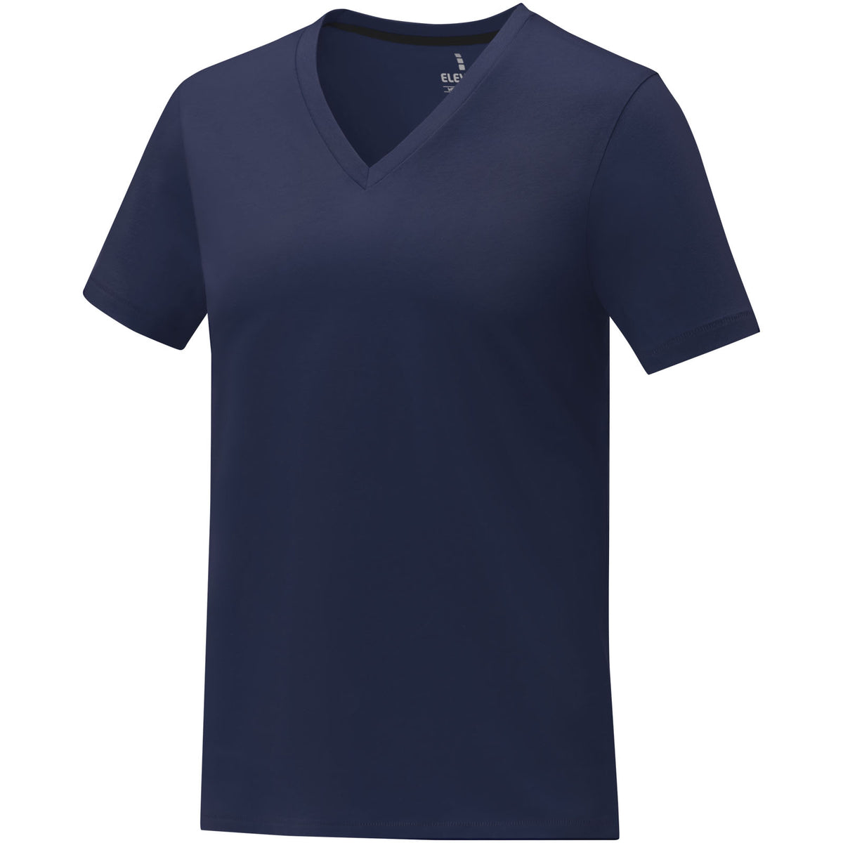 Somoto kortärmad V-ringad t-shirt till dam