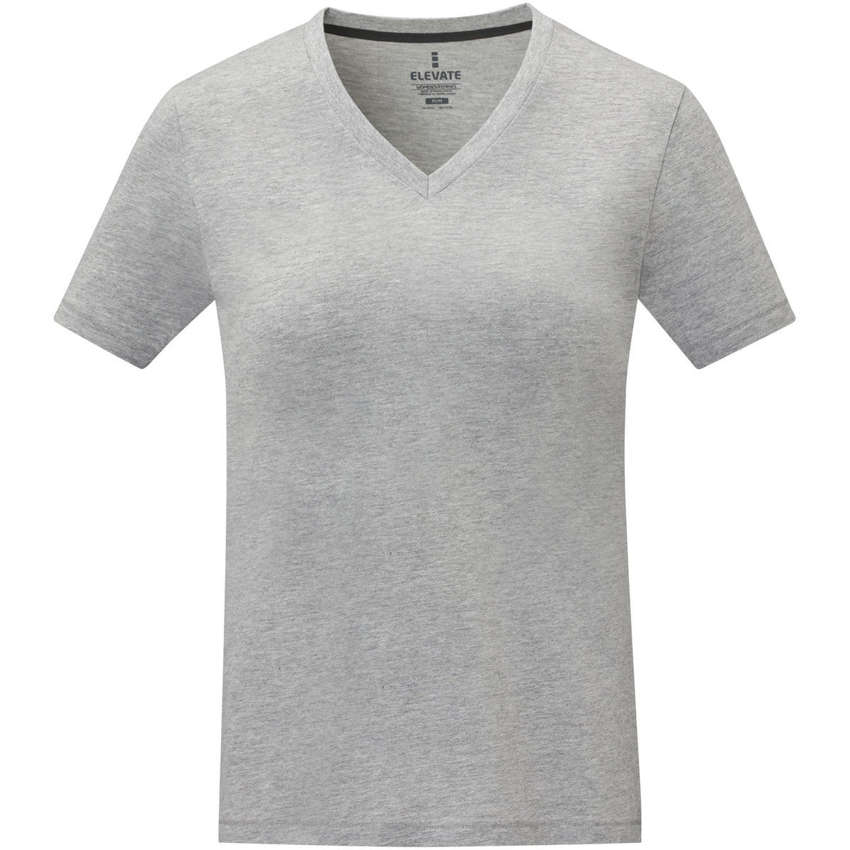 Somoto kortärmad V-ringad t-shirt till dam