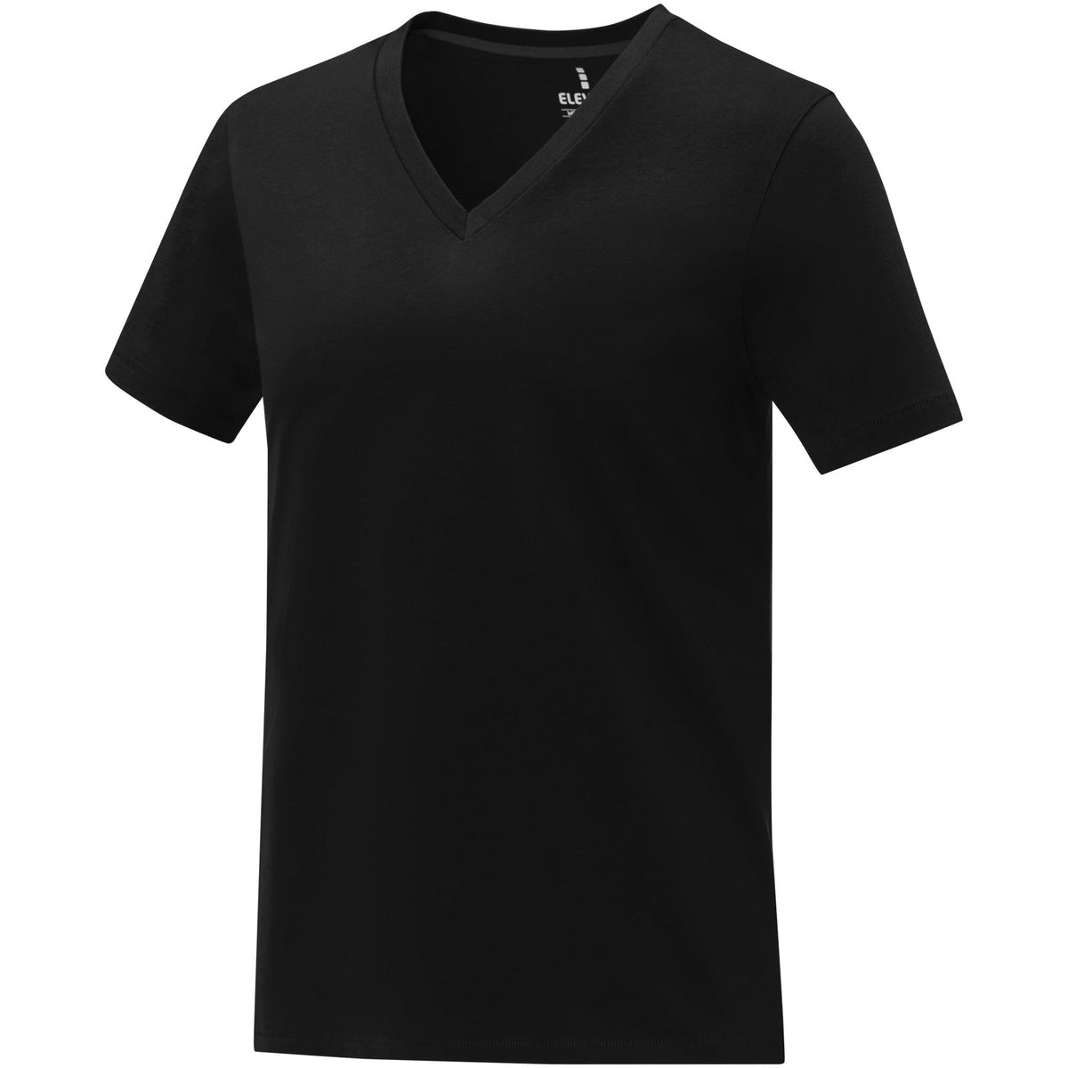 Somoto kortärmad V-ringad t-shirt till dam