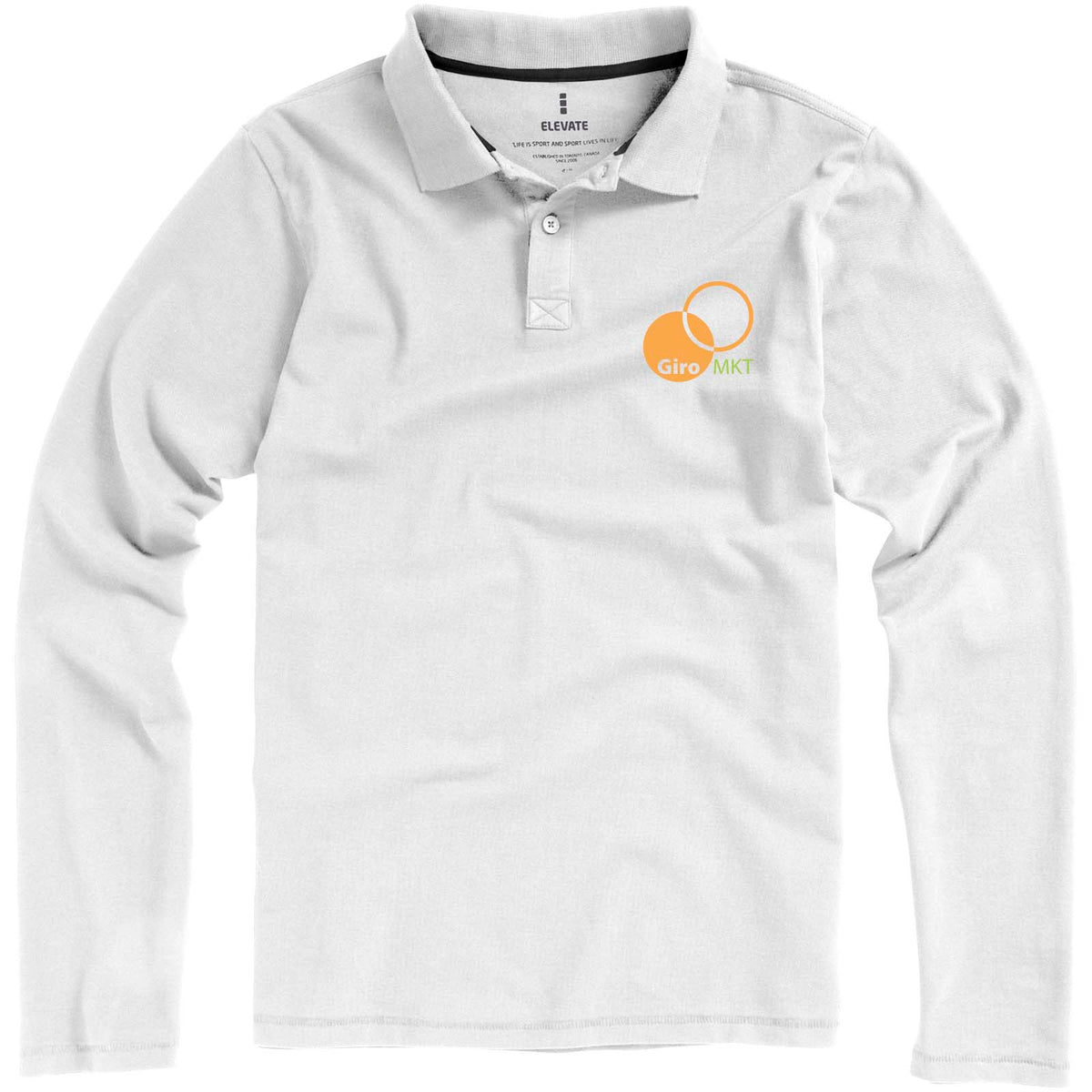 Calgary 180 g/m² långärmad herrpikétröja