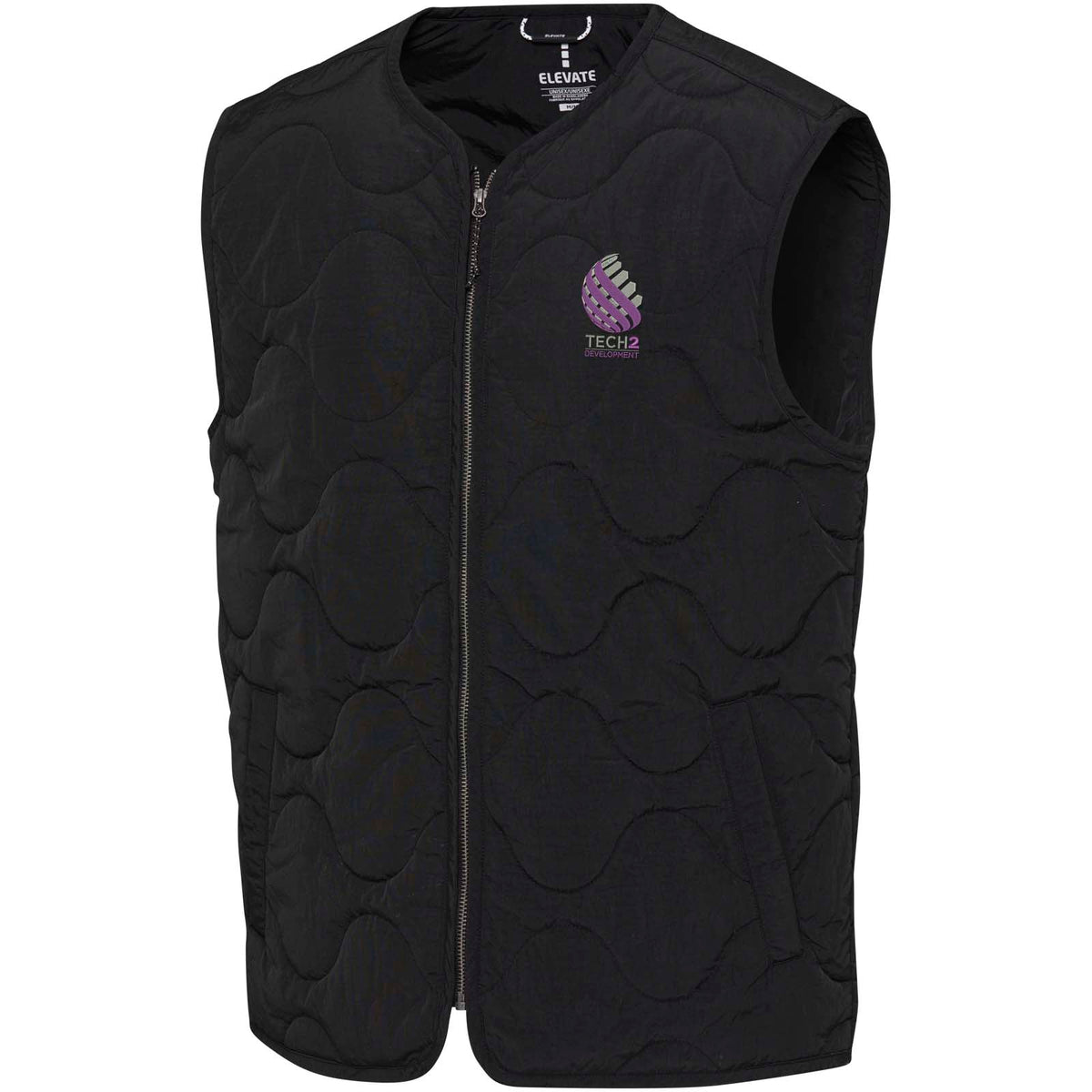 Quartz unisex quiltad väst av GRS-certifierat återvunnet material