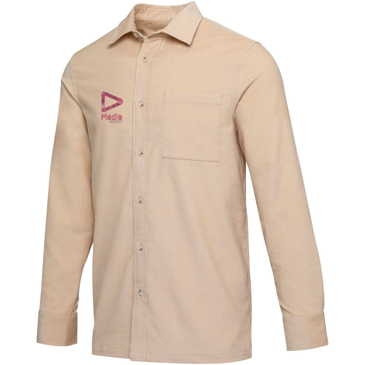 Alum 252 g/m² unisexskjorta av manchester