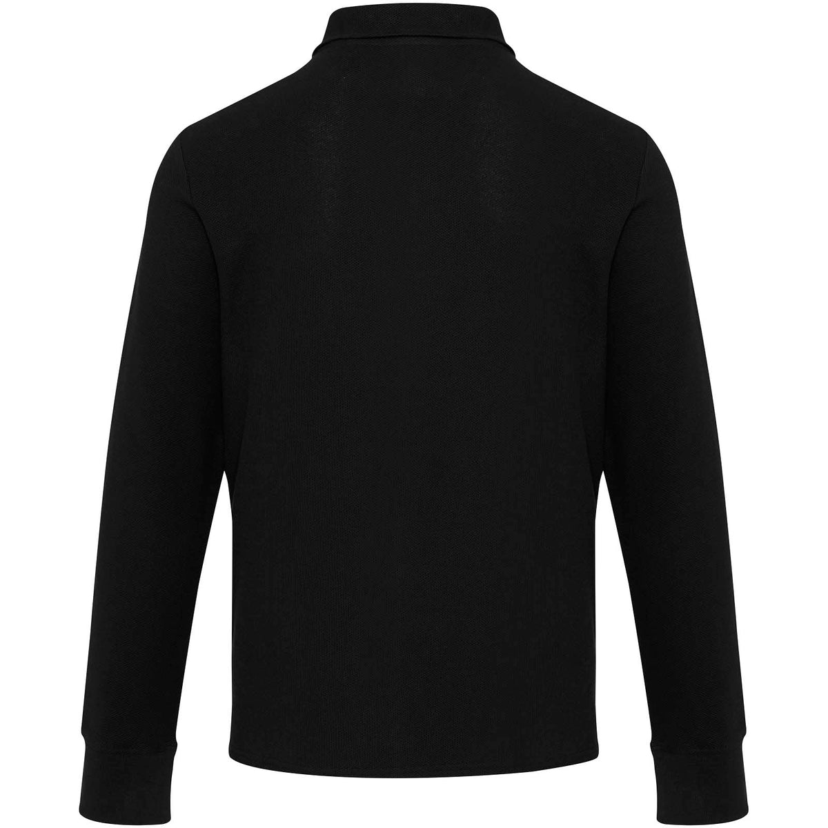 Apollo 245 g/m² långärmad unisex piké med halv dragkedja