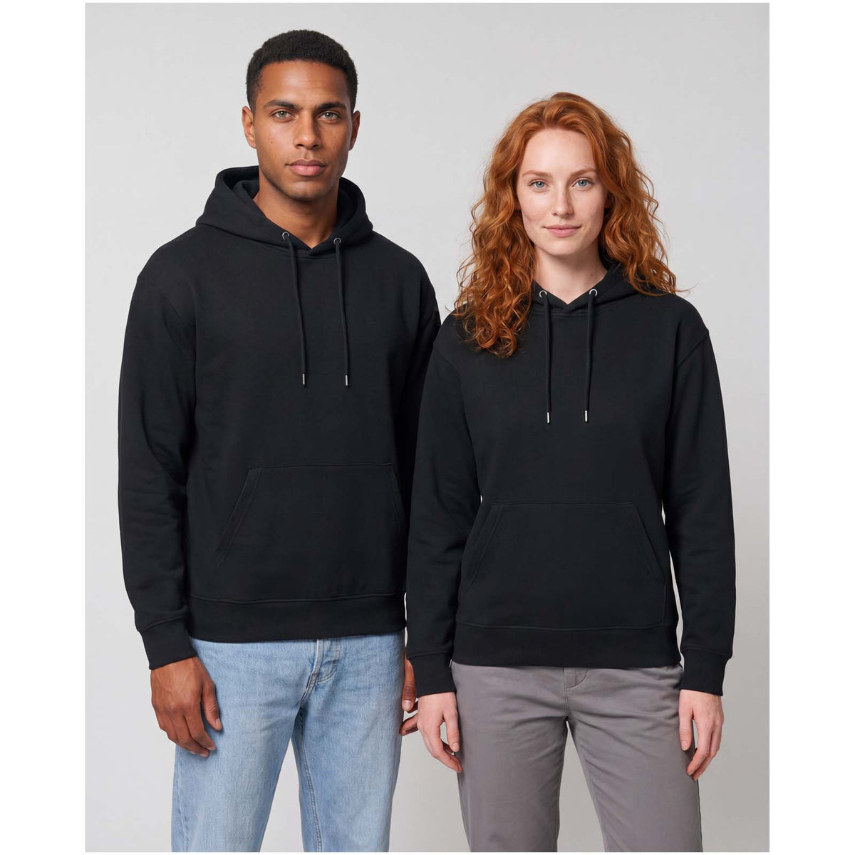 Boris 280 g/m2 oversized unisex-huvtröja av ekologiskt OCS-material