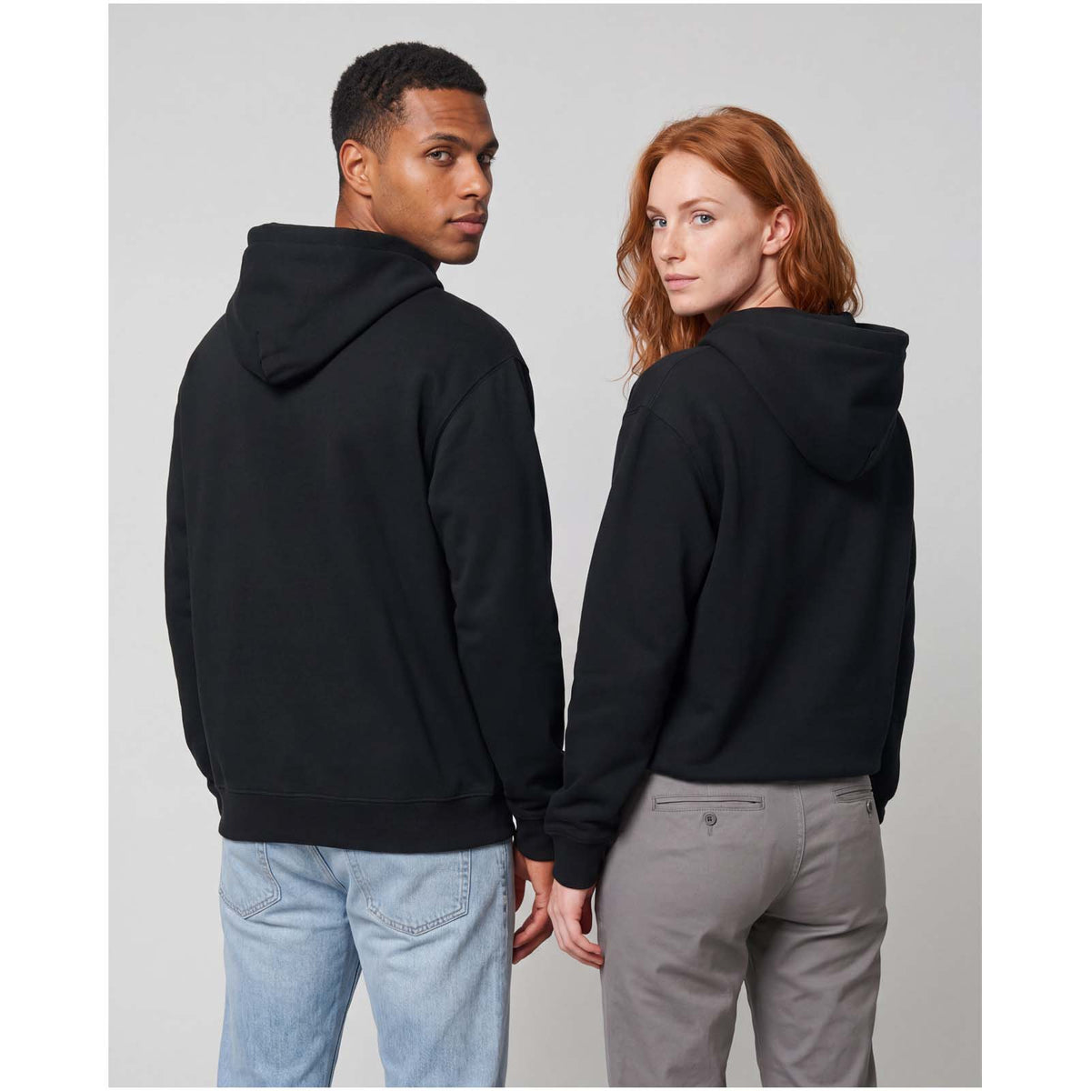 Boris 280 g/m2 oversized unisex-huvtröja av ekologiskt OCS-material