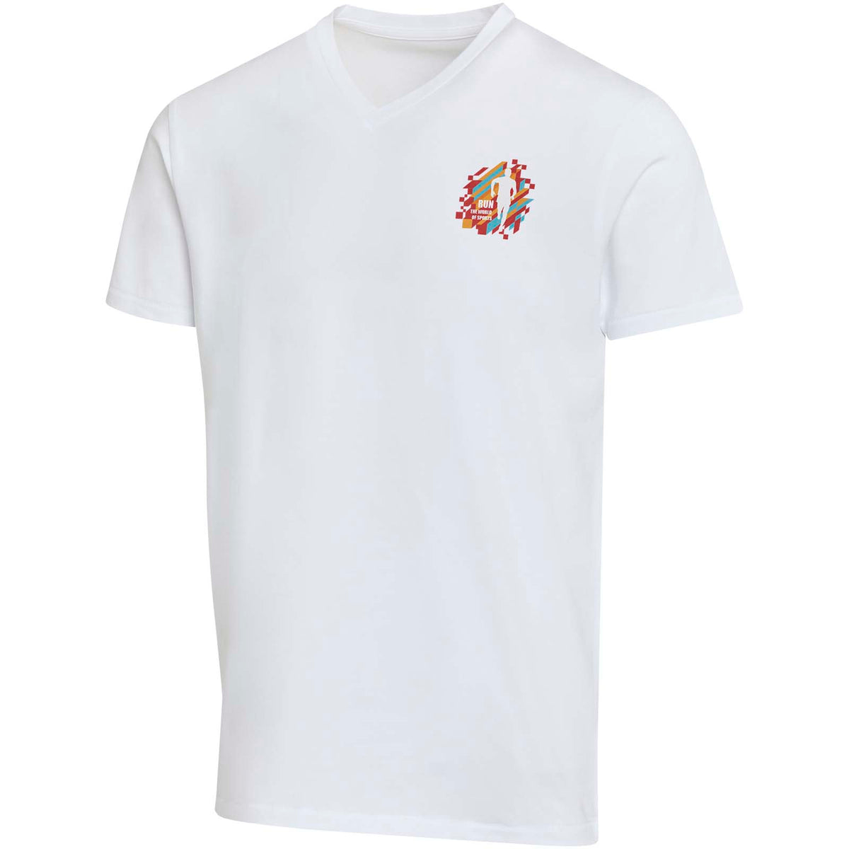 Balfour 200 g/m² kortärmad v-ringad unisex-T-shirt av ekologiskt OCS-material