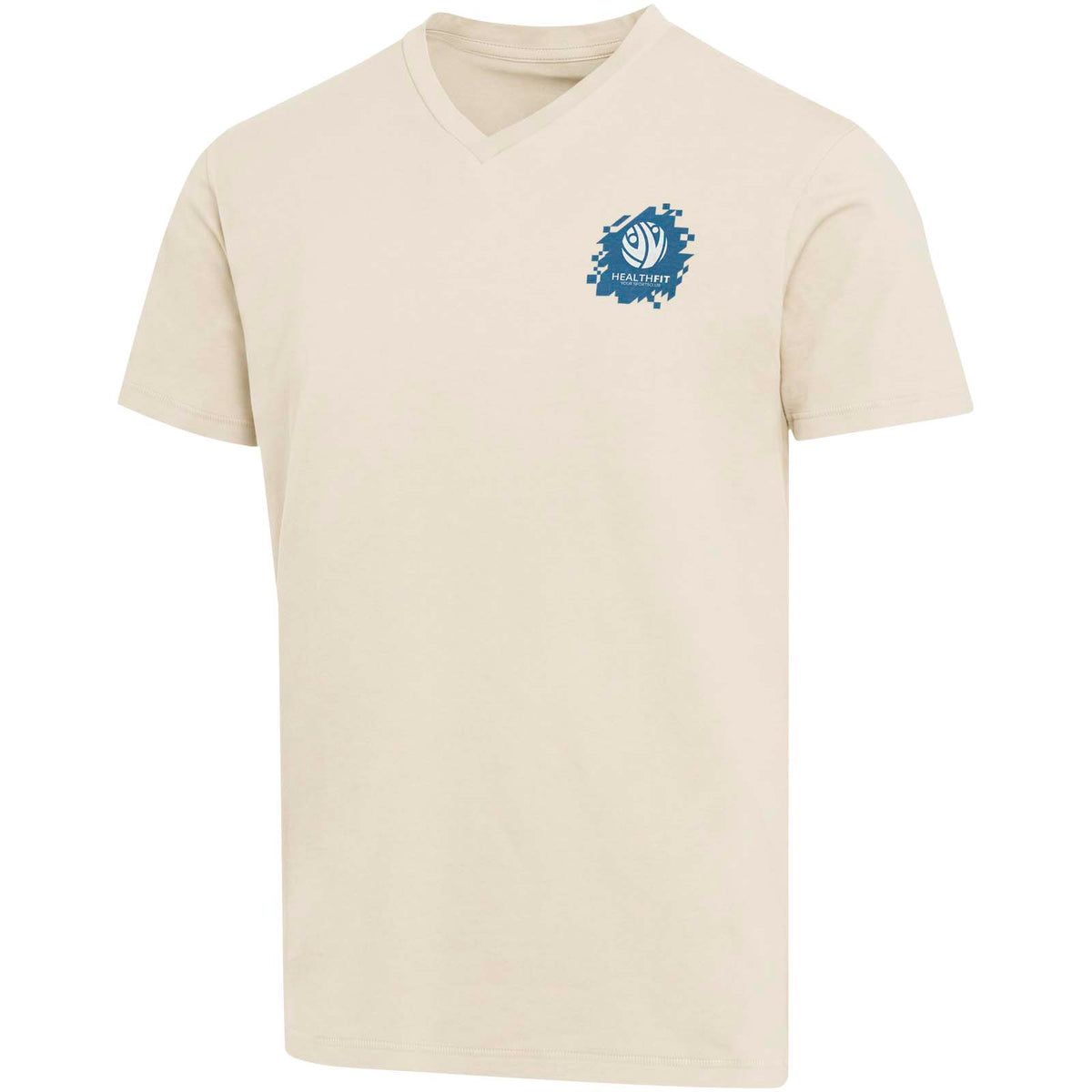 Balfour 200 g/m² kortärmad v-ringad unisex-T-shirt av ekologiskt OCS-material