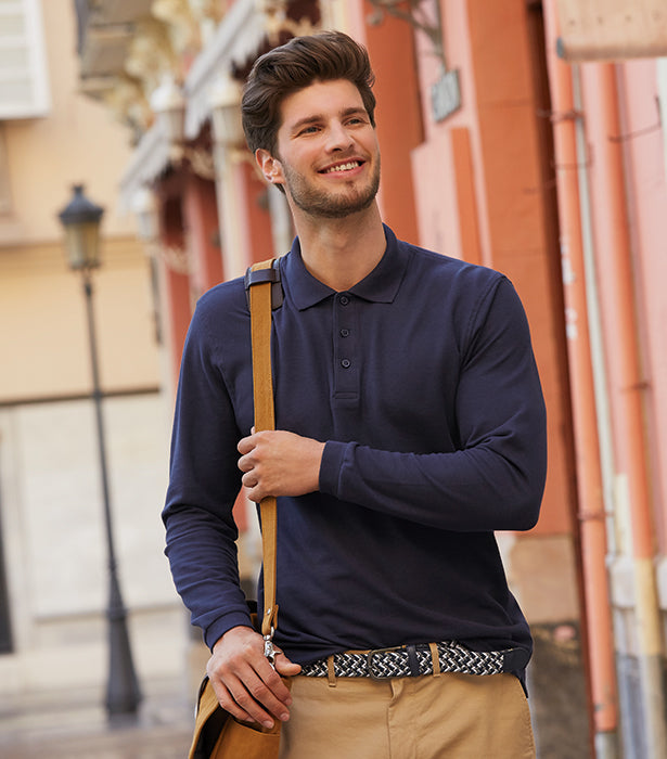 Premium Long Sleeve Polo