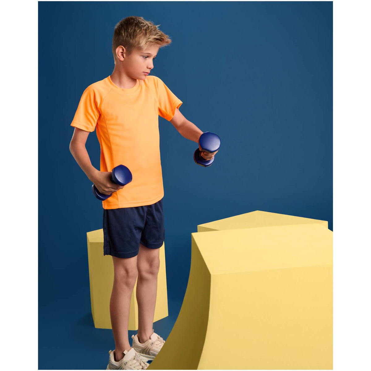 Montecarlo 150 g/m² kortärmad funktions t-shirt för barn
