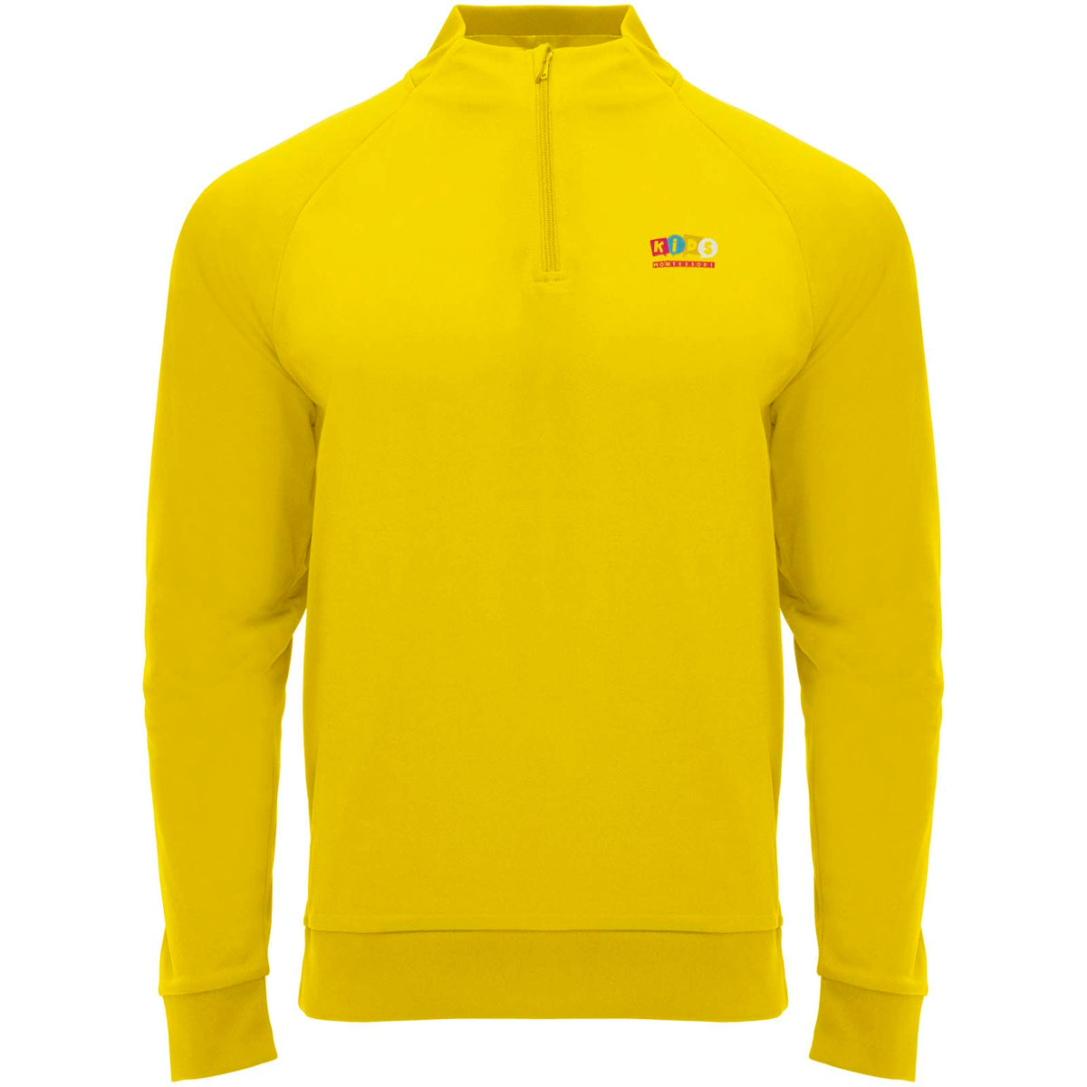 Epiro 200 g/m² långärmad sweatshirt med kvartslång dragkedja för barn