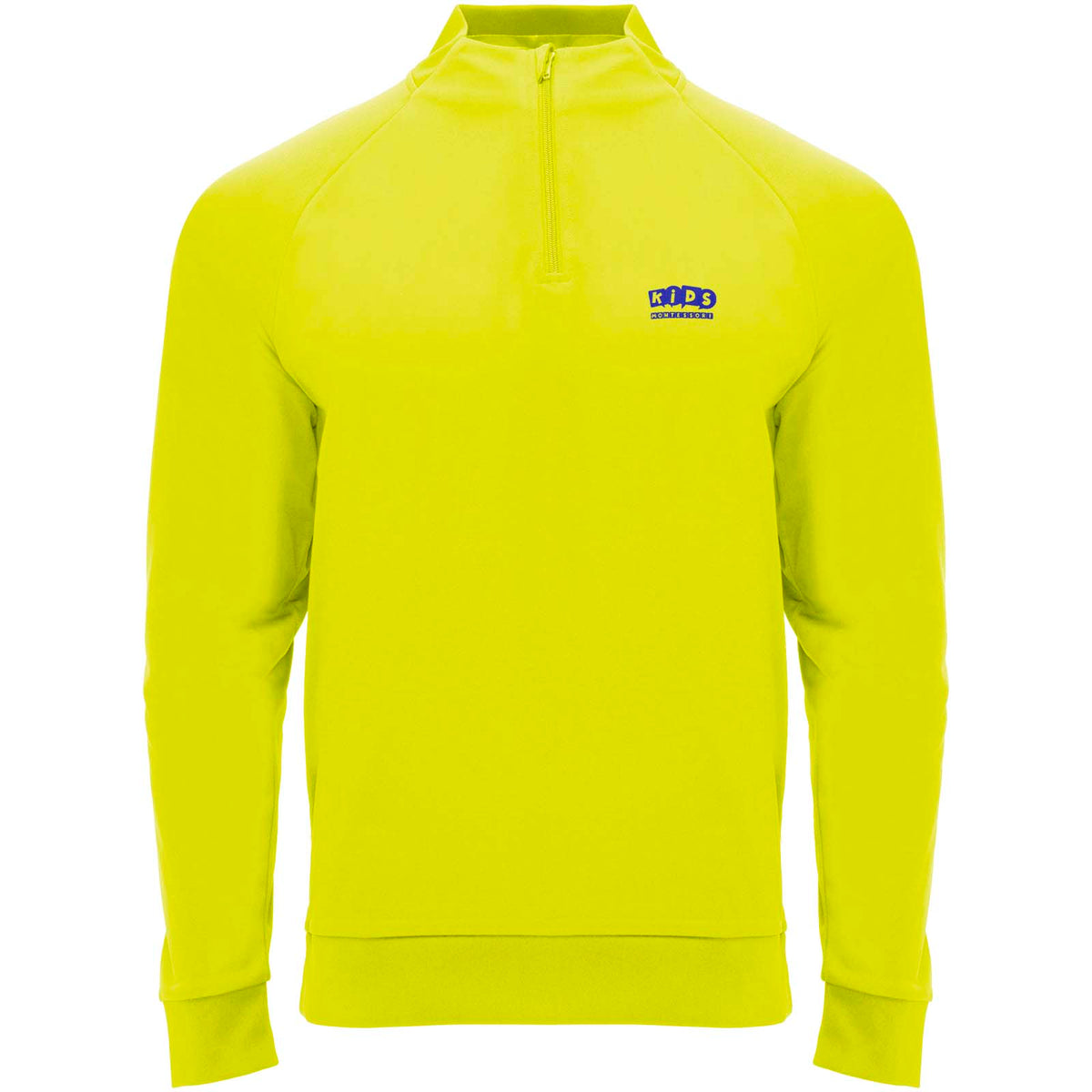 Epiro 200 g/m² långärmad sweatshirt med kvartslång dragkedja för barn