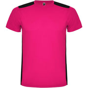 Detroit 130 g/m² kortärmad sport-T-shirt för barn