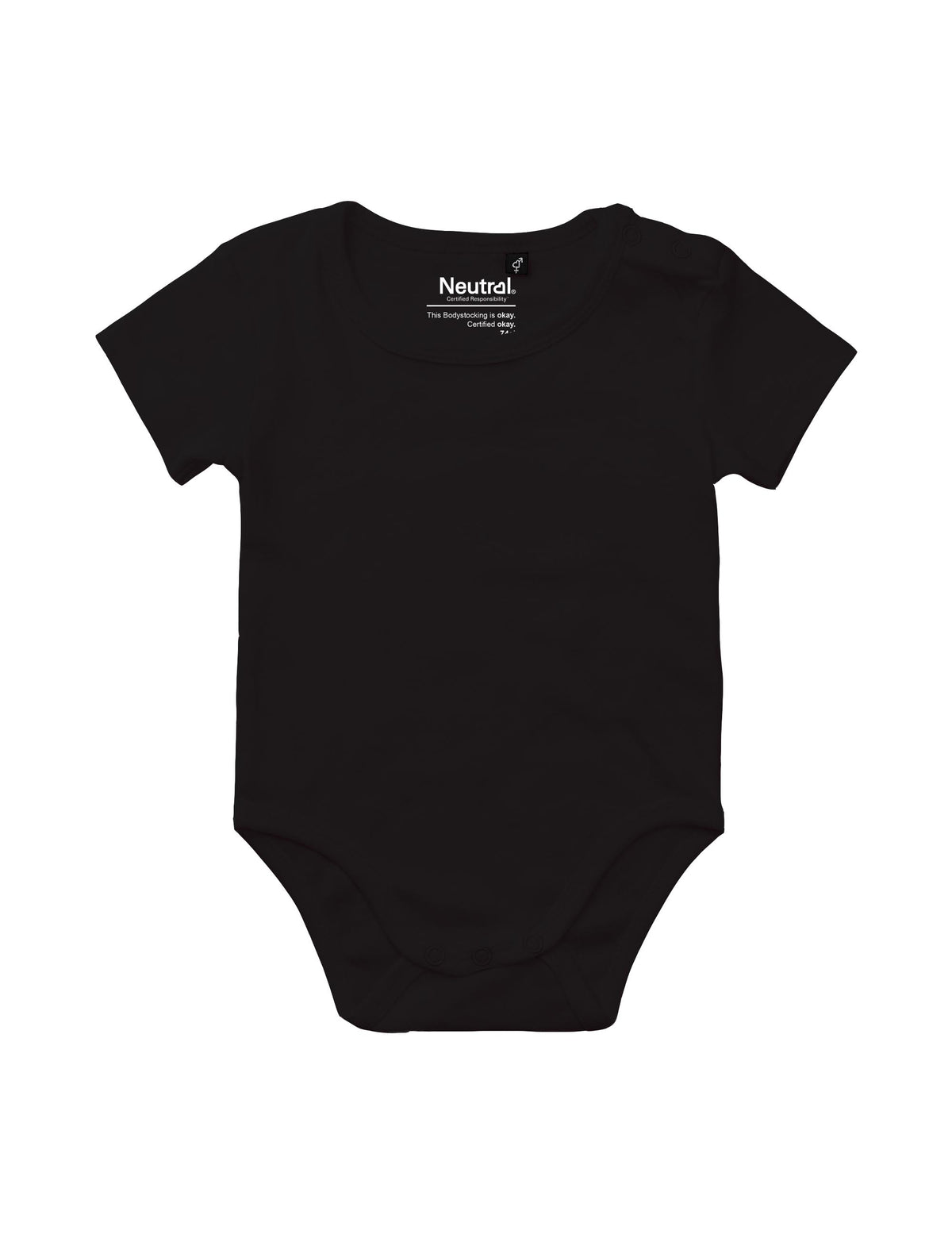 Babybody med korta ärmar