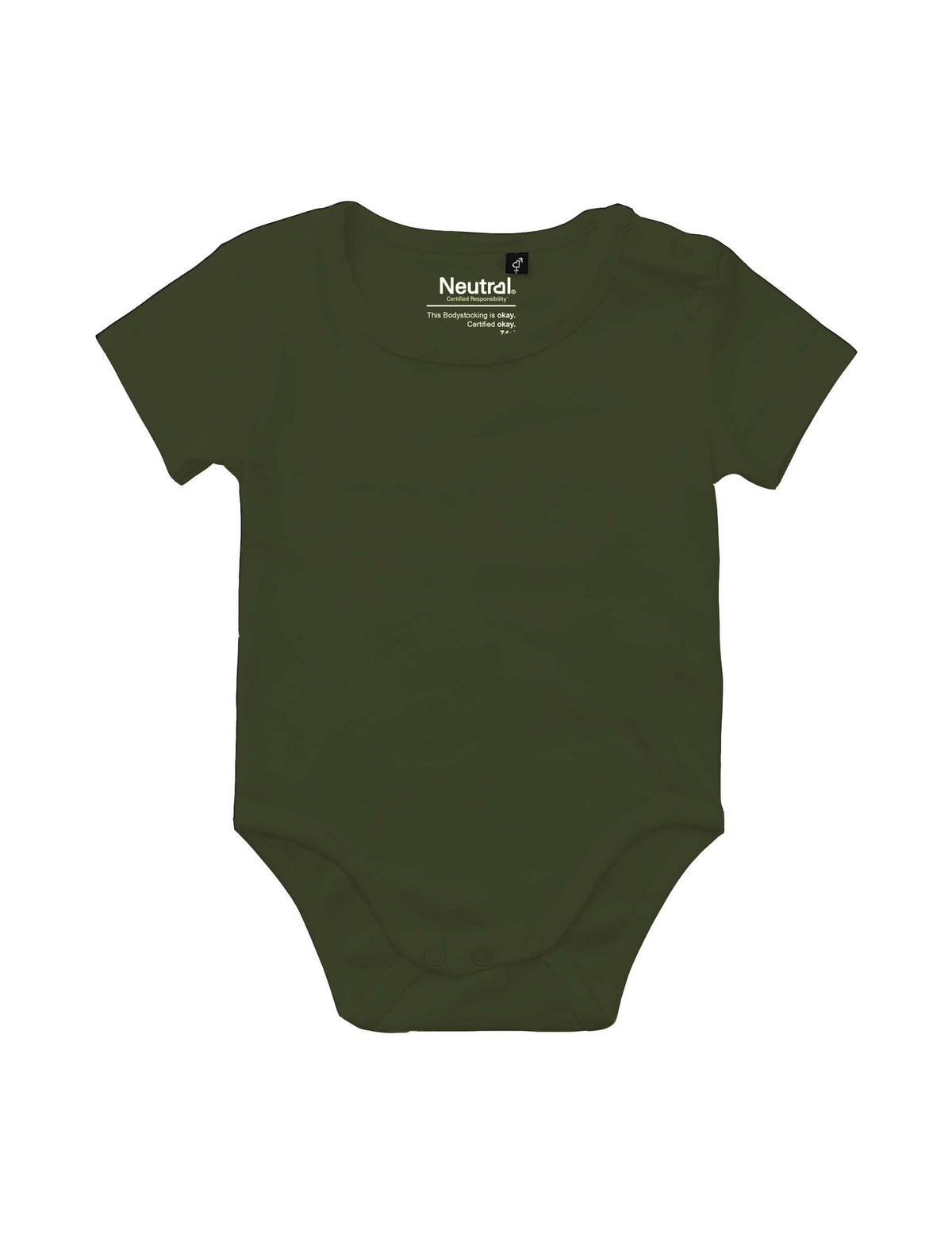 Babybody med korta ärmar