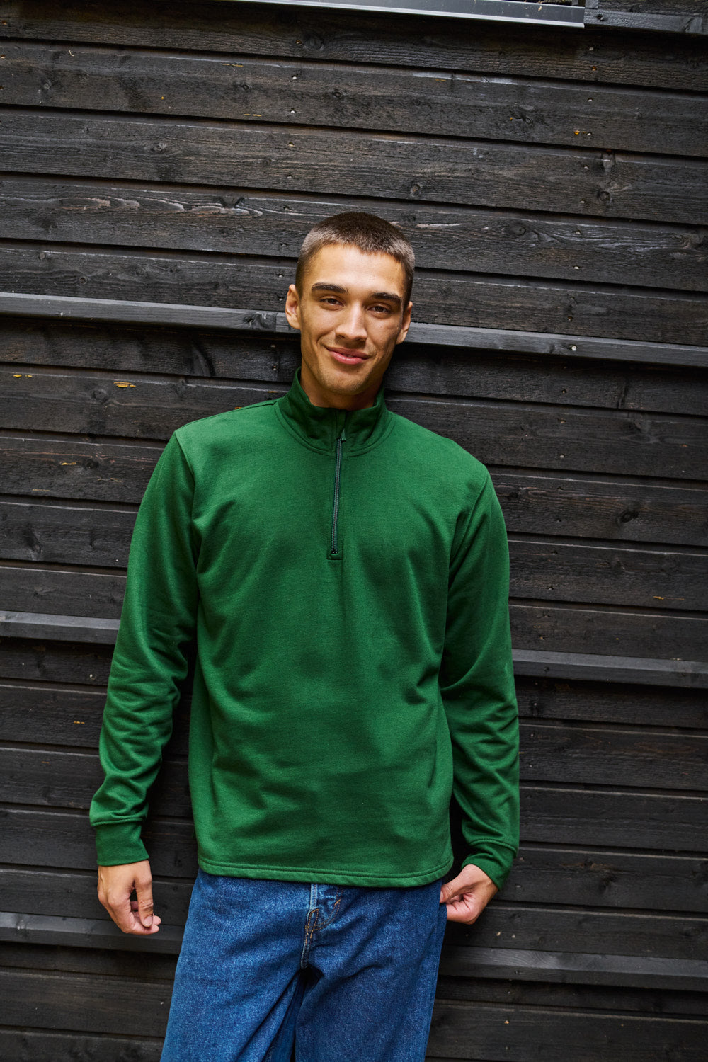 Unisex Quarter Zip Sweatshirt