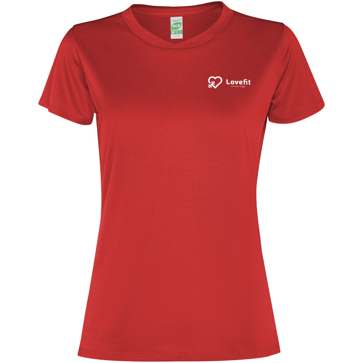 Slam 100 g/m² kortärmad sport-T-shirt för damer