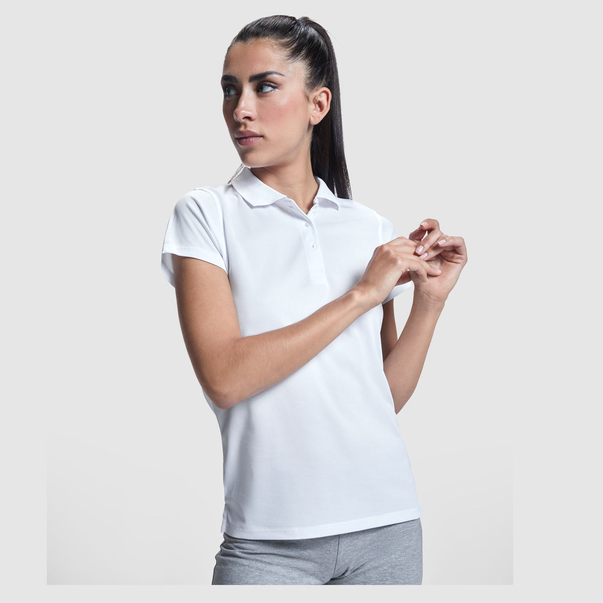 Monzha 150 g/m² kortärmad funktionspikétröja för dam