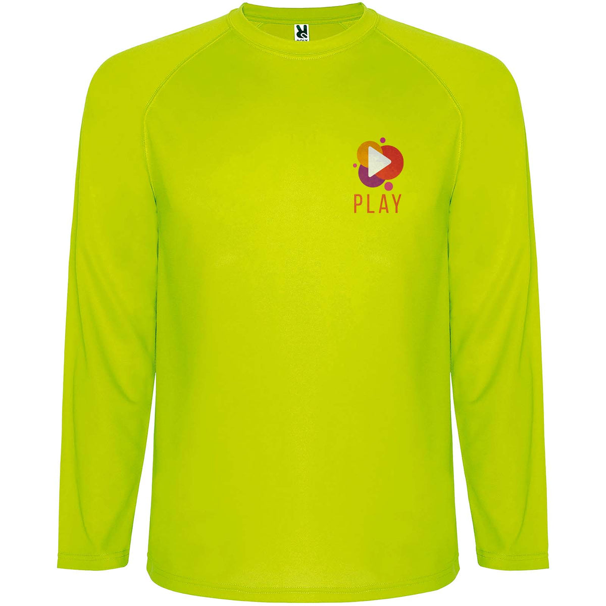 Montecarlo 150 g/m² långärmad sport t-shirt för män
