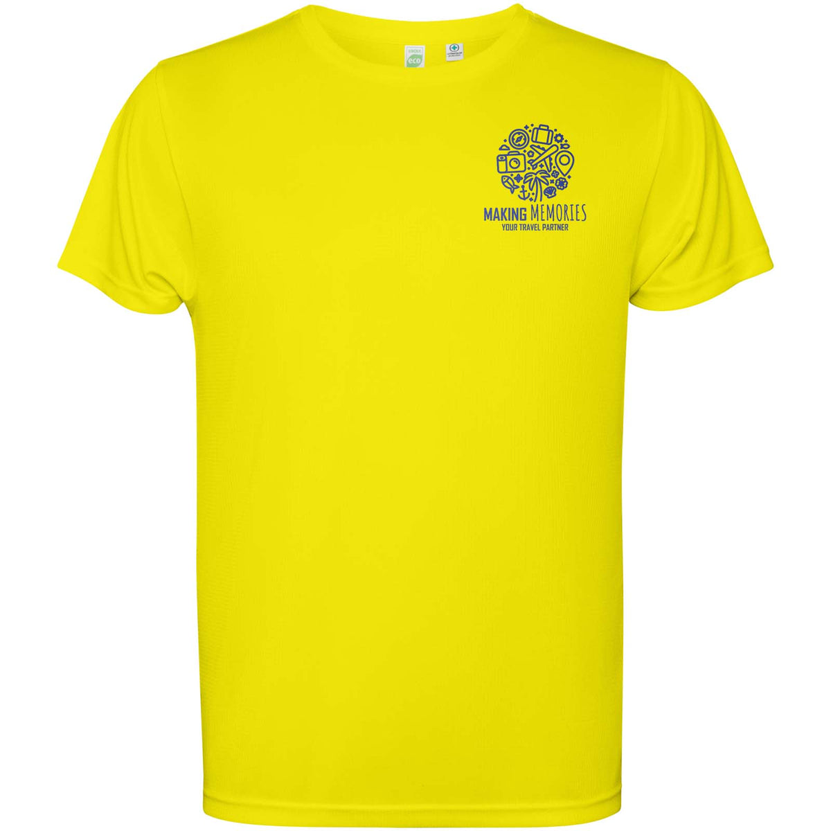 Estoril 125 g/m² kortärmad funktions T-shirt för herr