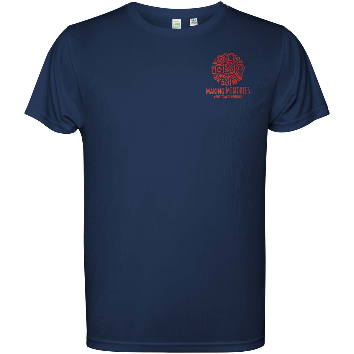 Estoril 125 g/m² kortärmad funktions T-shirt för herr
