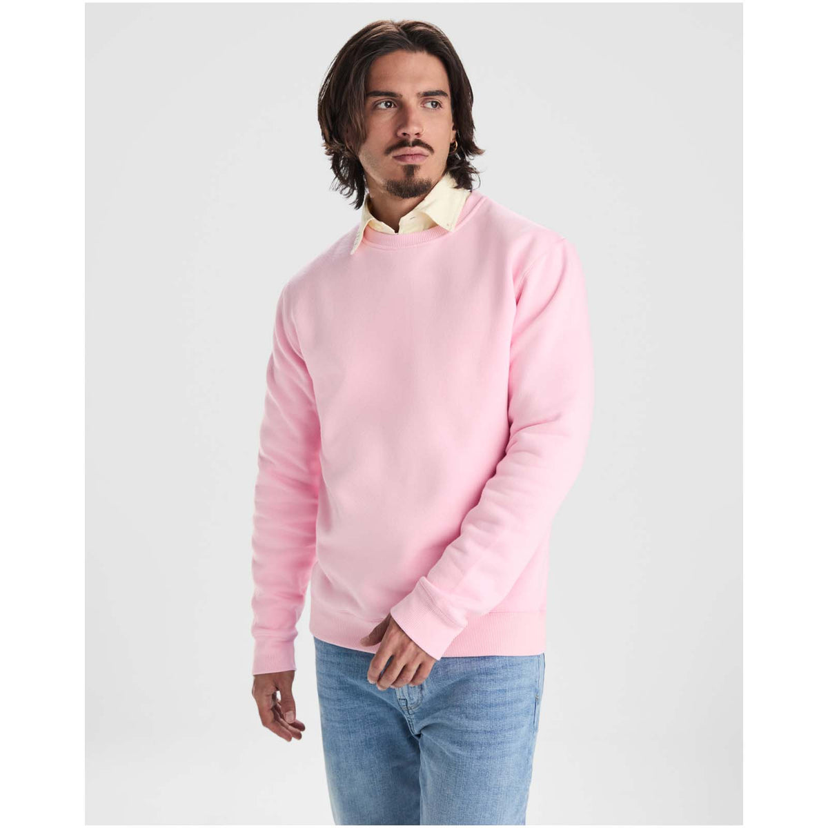 Batian 300 g/m² unisex tröja med rund hals ekologisk bomull