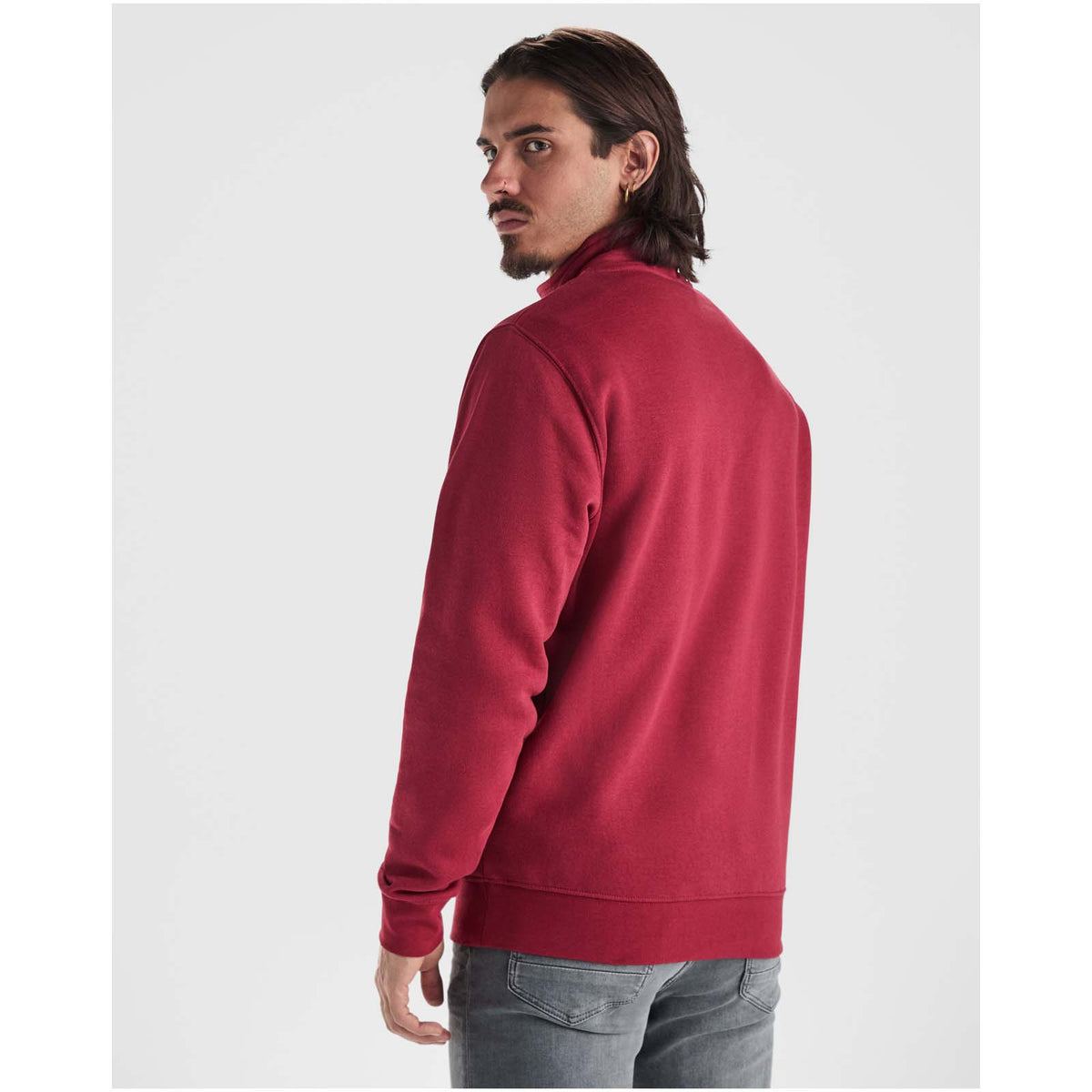 Aneto 280 g/m² tröja med kvartslång dragkedja