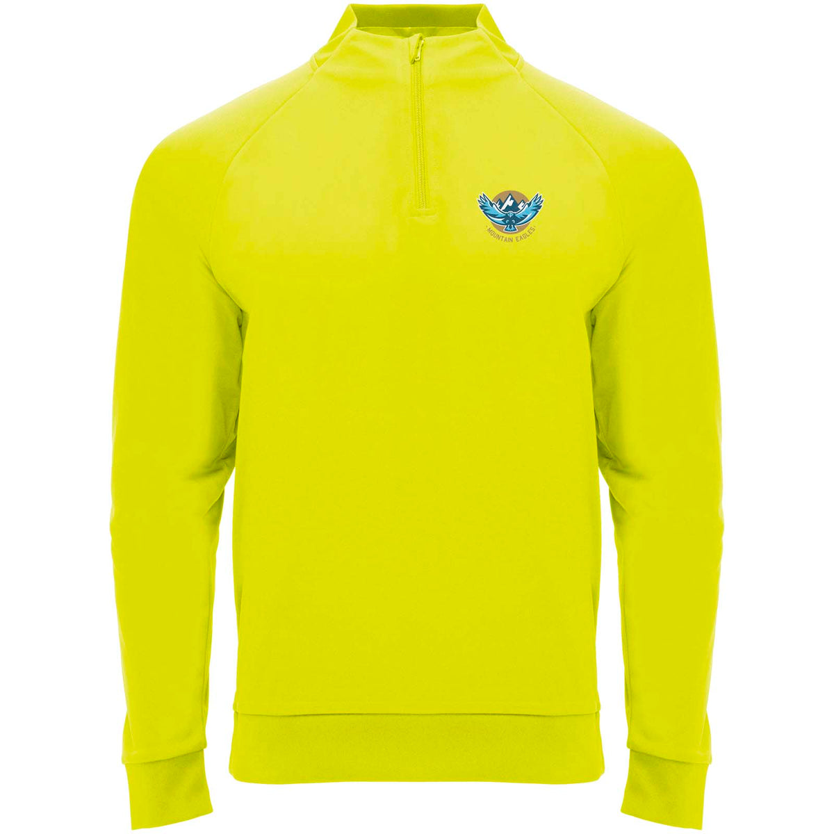 Epiro 200 g/m² långärmad unisex sweatshirt med kvartslång dragkedja