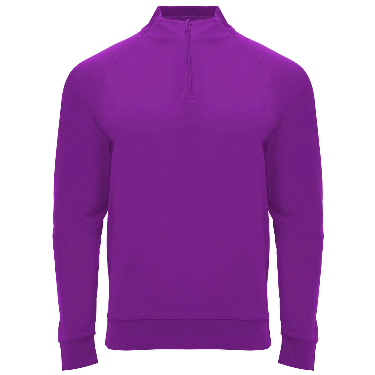 Epiro 200 g/m² långärmad unisex sweatshirt med kvartslång dragkedja