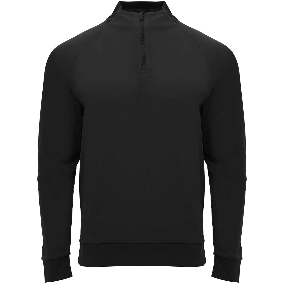 Epiro 200 g/m² långärmad unisex sweatshirt med kvartslång dragkedja
