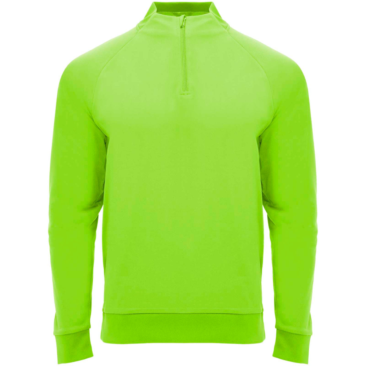 Epiro 200 g/m² långärmad unisex sweatshirt med kvartslång dragkedja