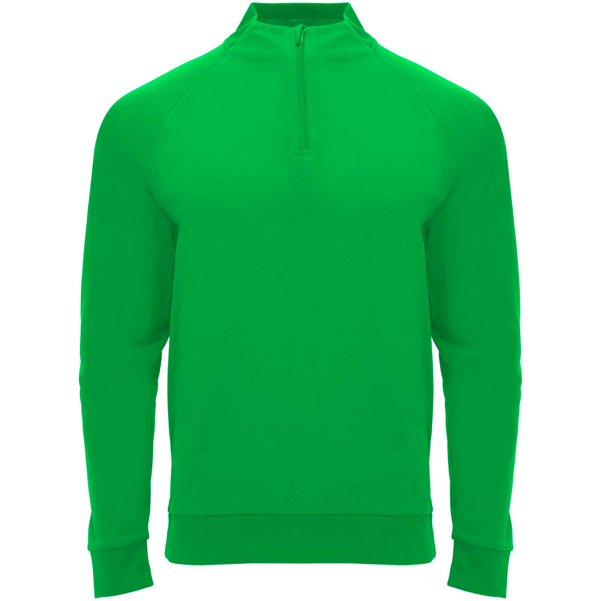 Epiro 200 g/m² långärmad unisex sweatshirt med kvartslång dragkedja