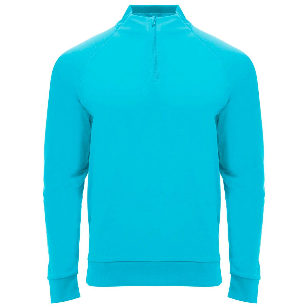 Epiro 200 g/m² långärmad unisex sweatshirt med kvartslång dragkedja