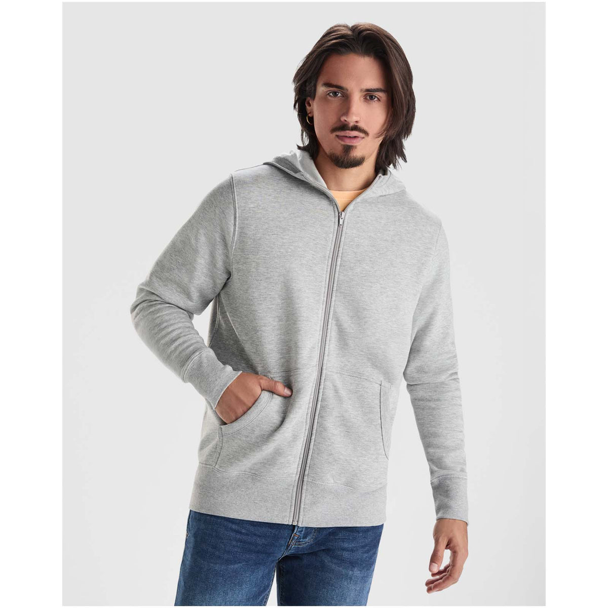 Montblanc 280 g/m² unisex hoodie med hellång dragkedja