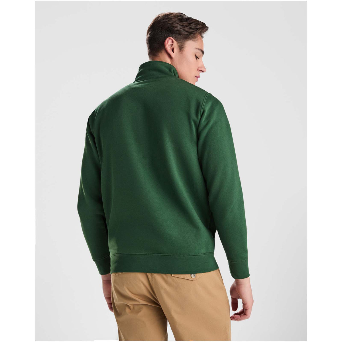 Ulan 280 g/m² unisex tröja med dragkedja