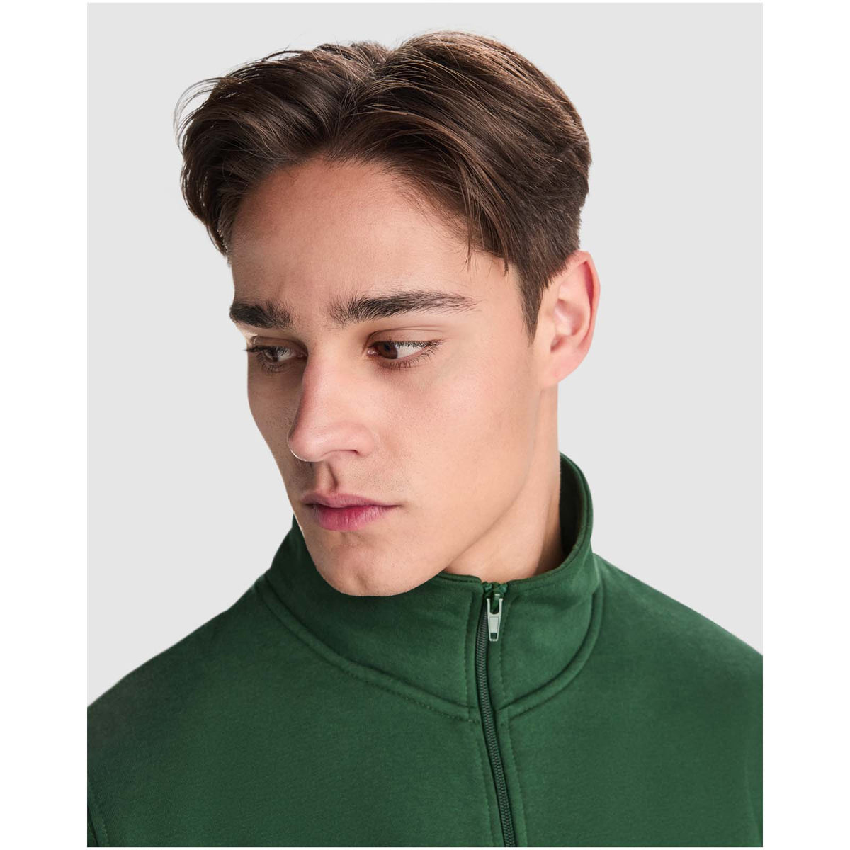 Ulan 280 g/m² unisex tröja med dragkedja