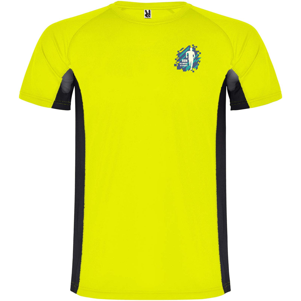 Shanghai 140 g/m² kortärmad sport-T-shirt för herr