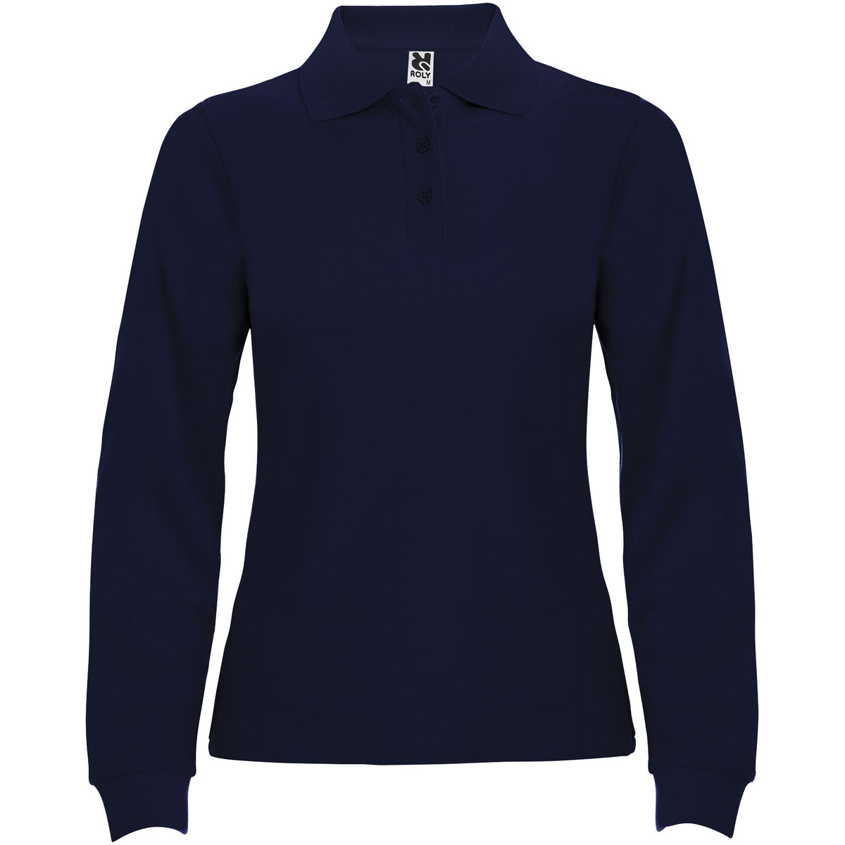 Estrella 220 g/m² långärmad pikétröja för dam