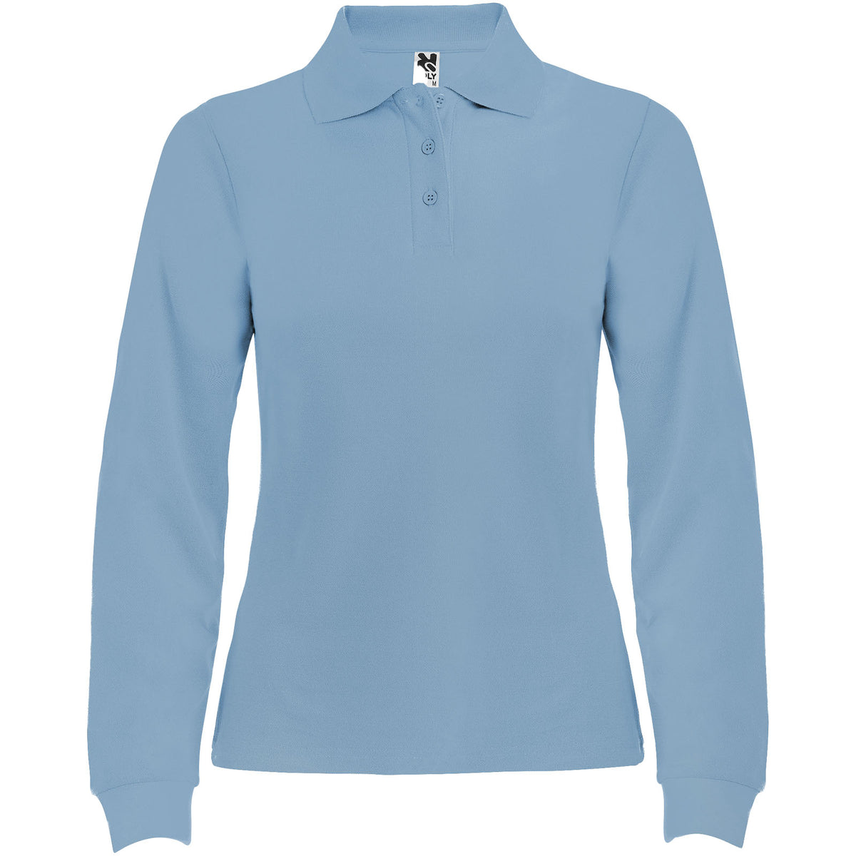 Estrella 220 g/m² långärmad pikétröja för dam
