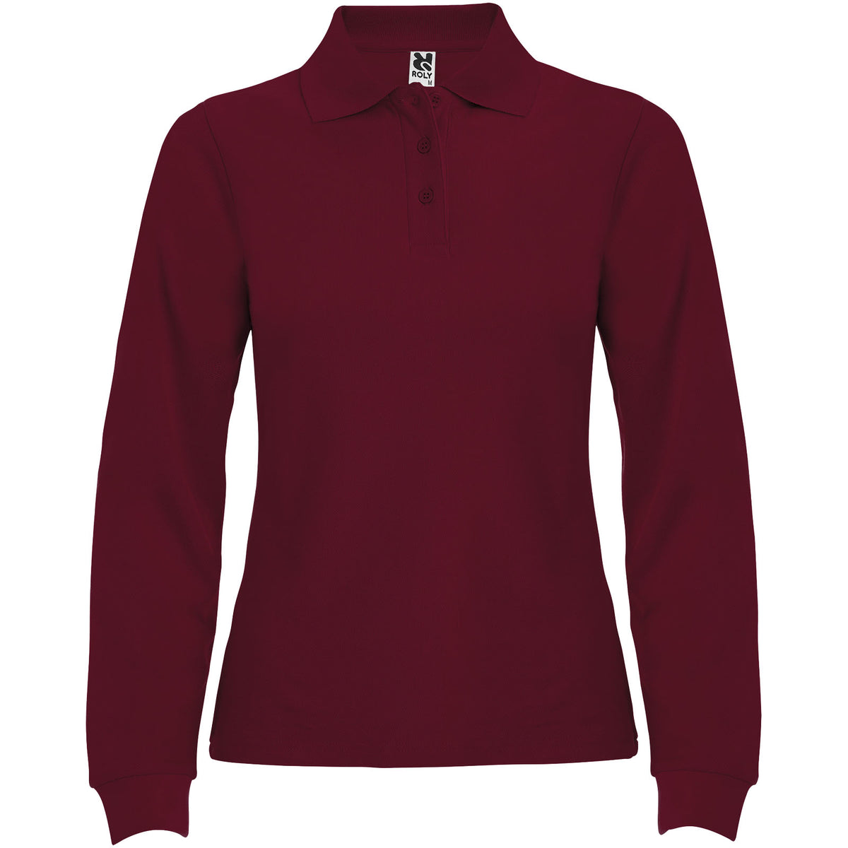 Estrella 220 g/m² långärmad pikétröja för dam
