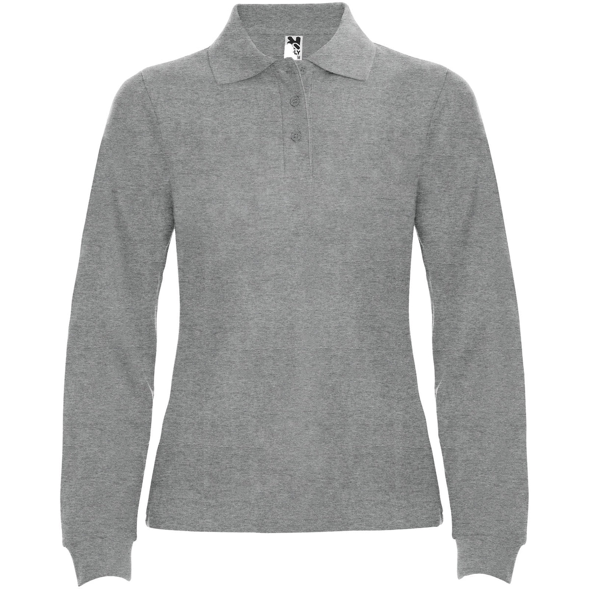 Estrella 220 g/m² långärmad pikétröja för dam
